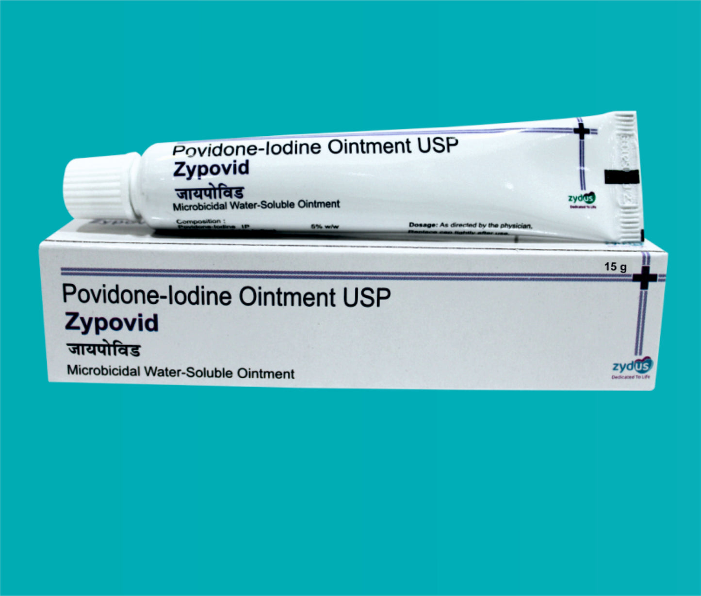 Zypovid Ointment (15 gm) Povidone Iodine 5% by Zydus
