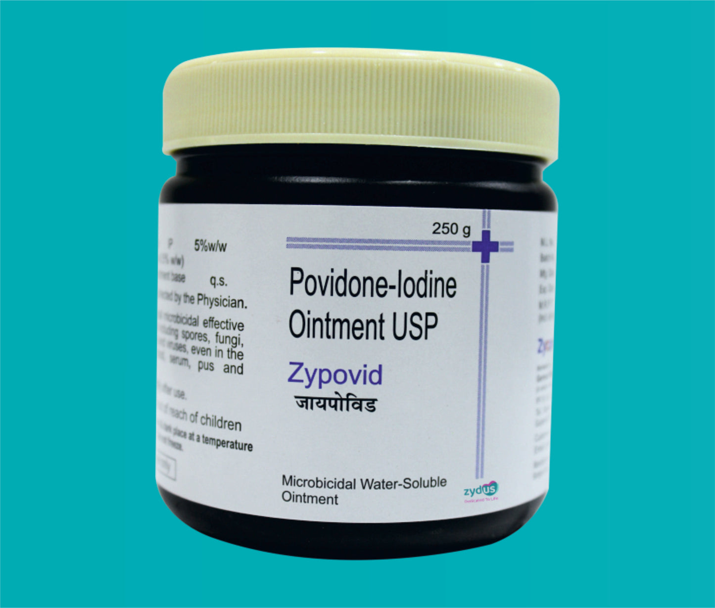 Zypovid Ointment (250 gm ) Povidone Iodine 5% by Zydus