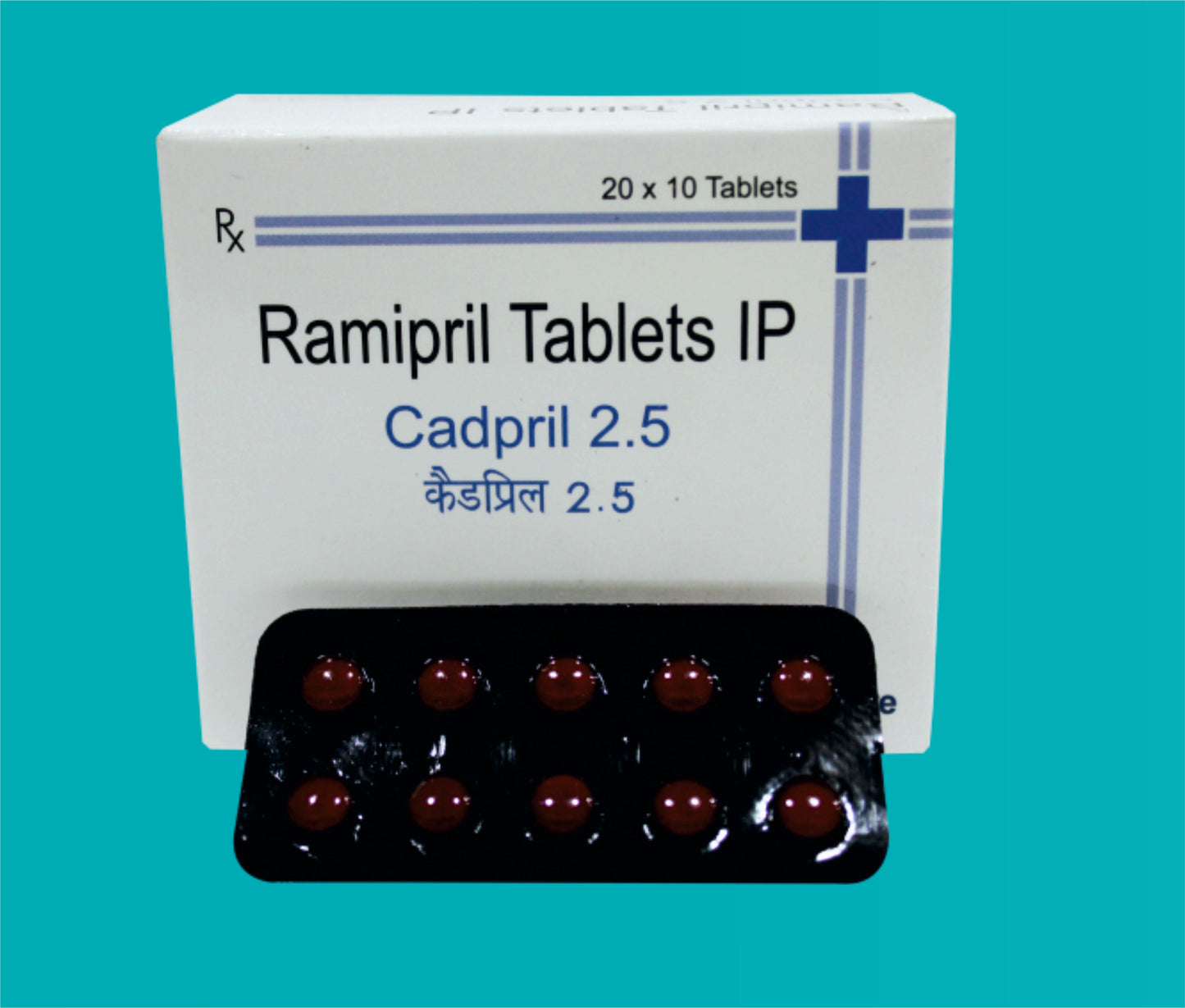 Cadpril 2.5 Tab. (20 X 10) Ramipril 2.5 mg by Zydus