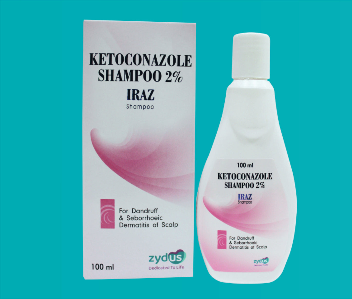 Iraj SHAMPOO
(With Monocarton) (100 ml. ) Ketoconazole 2% by Zydus
