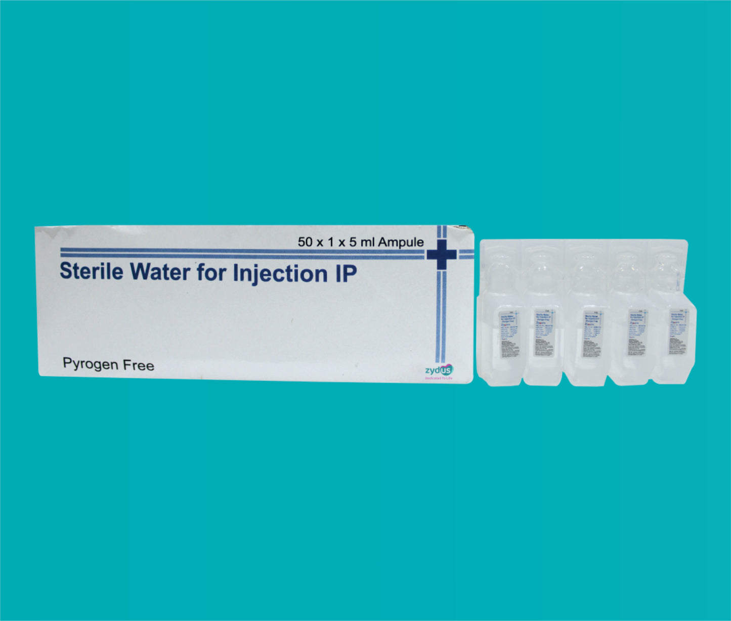 Water For Injection (5ML) Water for Injection 5 ml. by Zydus