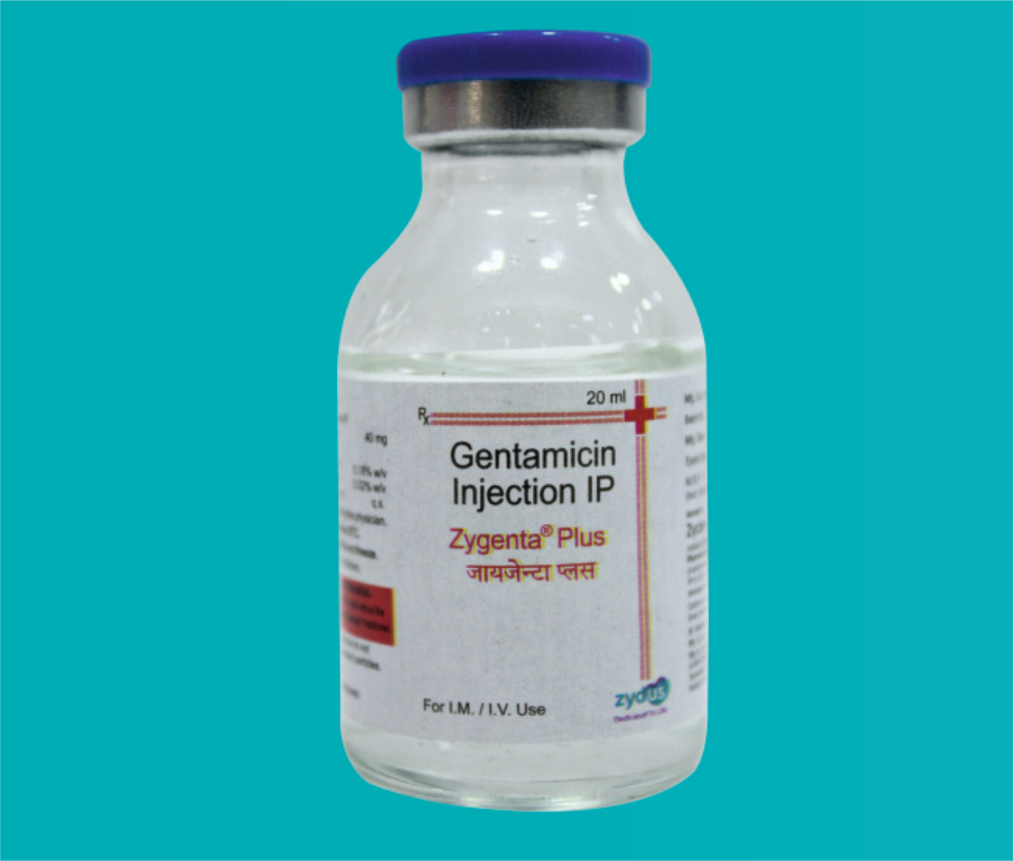 Zygenta Plus Inj 20 ml (20 ml ) Gentamicin 40 mg by Zydus