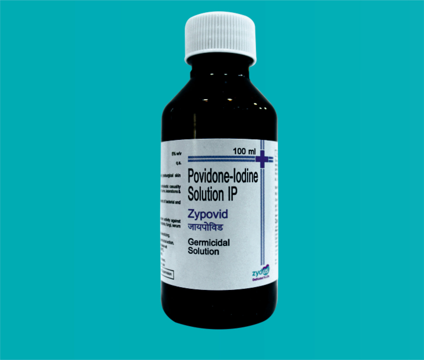 Zypovid
(Povidone- Iodine Solution) (100ml.) Povidone Iodine 10% by Zydus