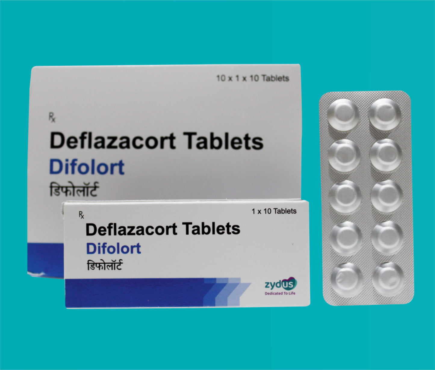 Difolort Tablet (10 x 1 x 10) Deflazacort 6 mg by Zydus