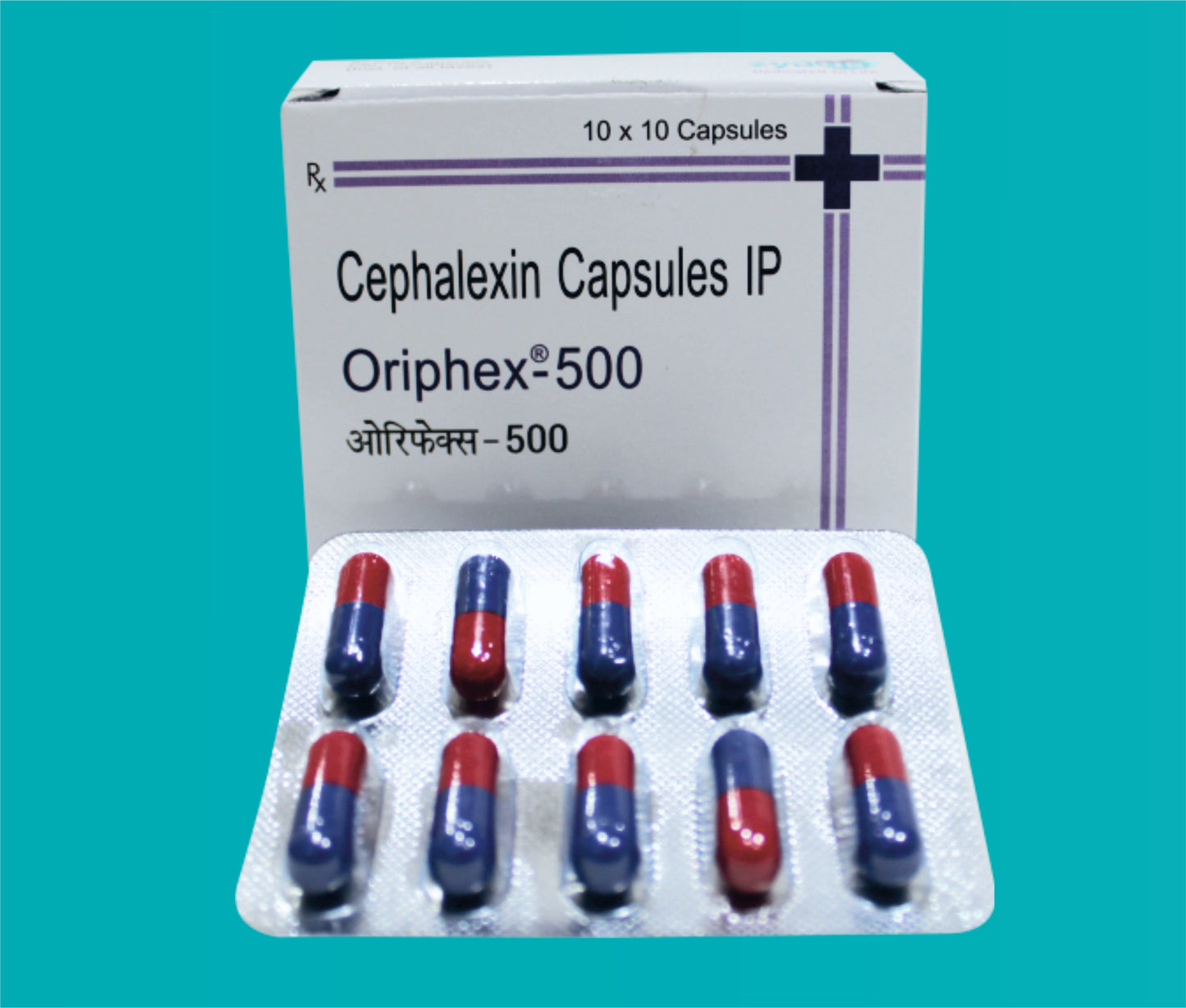 Oriphex 500 Cap (10 X 10) Cephalexin 500 mg by Zydus