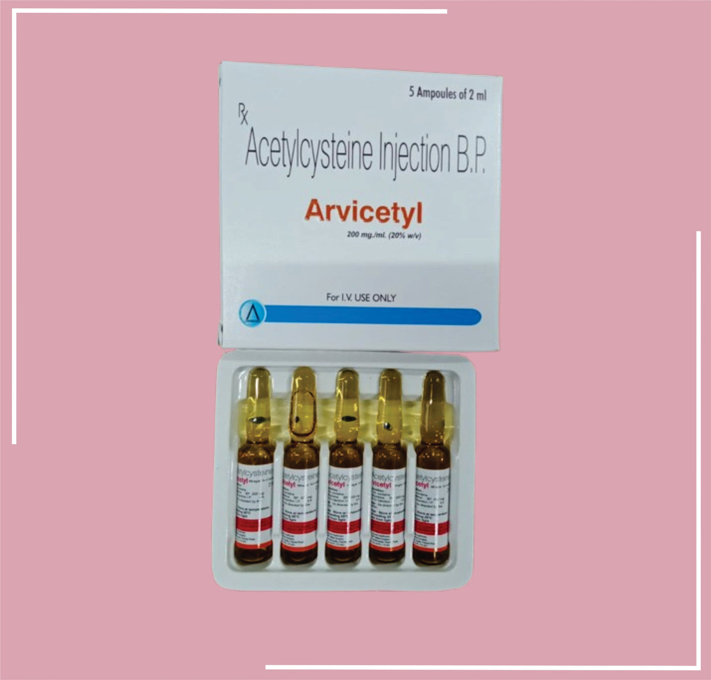Arvicetyl Enj. 200 Mg 2 Ml 2 Ml (Arvincare'den Asetilsistein 200 Mg/2 Ml Enjeksiyon)