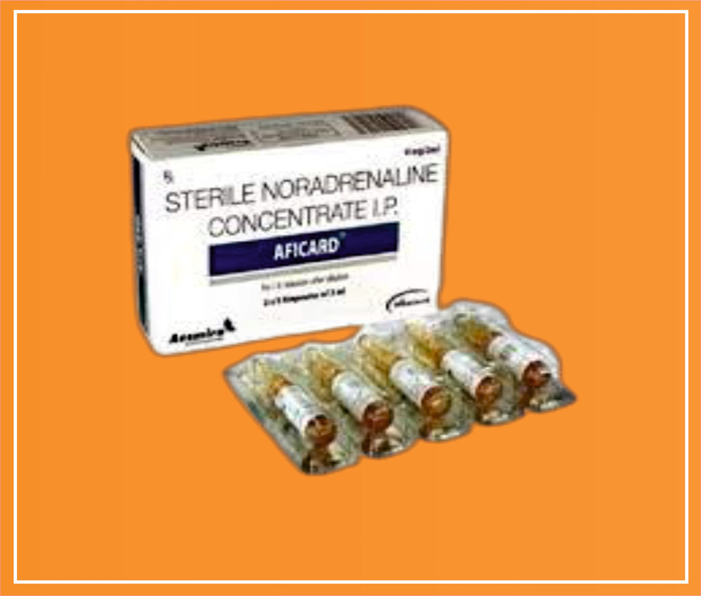 Aficard 4Mg/2Ml (نورإبينفرين (4Mg/2Ml)) من نابورد