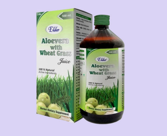 ALOE VERA VE BUĞDAY ÇİMİ SUYU 500ML (Buğday Çimi Sulü Aloe Vera) Elder'den