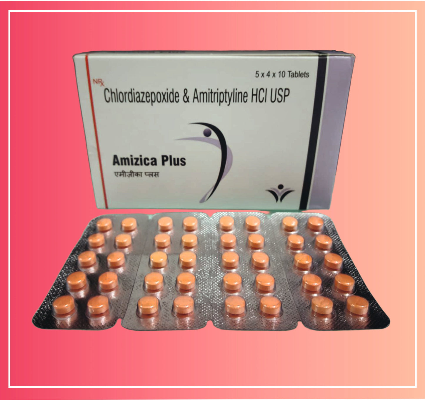 Dellwich tarafından Klordiazepoksit 10, Amitriptilin Hcl 25 {10 Tablet Hızında}