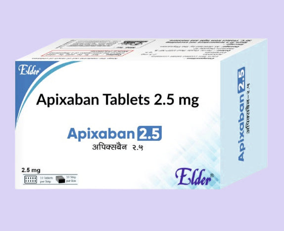 APIXABAN 2.5 TABS 10'S ( Apixaban 2.5mg ) من إنتاج Elder