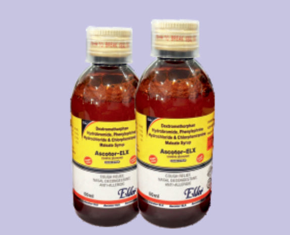 ASCOTOR ELX (S) SYP 60ML (Dekstrometorfan 10 mg, Fenilefrin 5 mg, KPM 2 mg) Elder