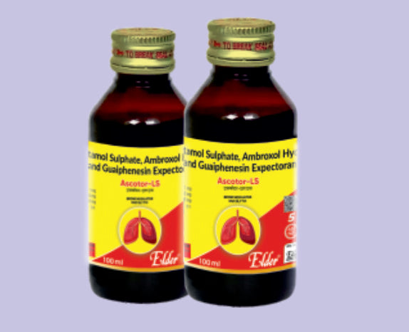 ASCOTOR LS ŞURUP 100ML (Levosulbutamol 1mg, Guayfenezin 50mg, Ambroksol 30mg) Elder