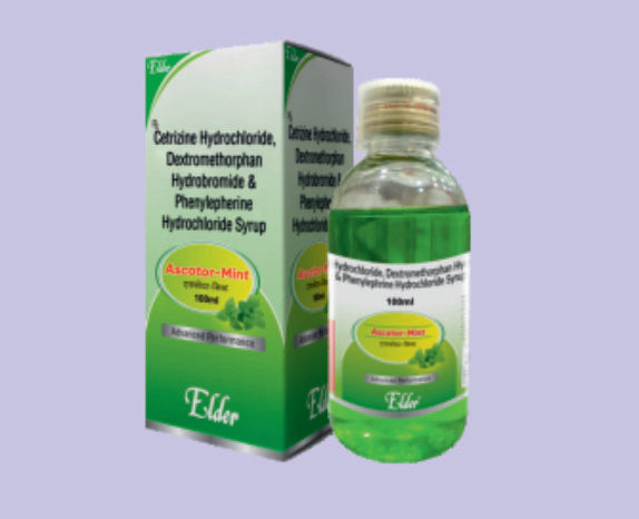 ASCOTOR NANE ŞURUP 100ML ( Setirizin 2.5mg, Dekstrometorfan 5mg, Fenilefrin HCl 2.5mg ) - Elder