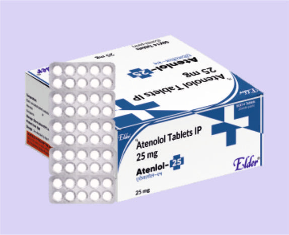 ATENLOL 25 TABLET 14'LÜ (Atenolol 25 MG.) Elder ürünü