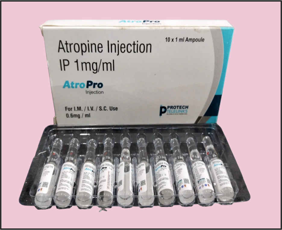 ATPINE / ATROPRO 1 ML ENJ AMP ( Atropin (%1 A/H) ) Protech tarafından