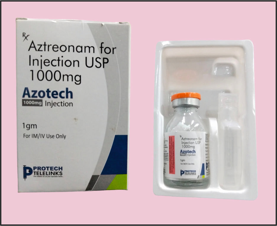 AZOTECH 1000 FLAKON (Aztreonam (1000Mg)) Protech tarafından