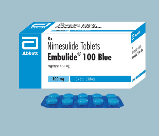 Embulide 100 Mavi Tablet (10 Tablet) (Nimesulide 100mg) - Abbott