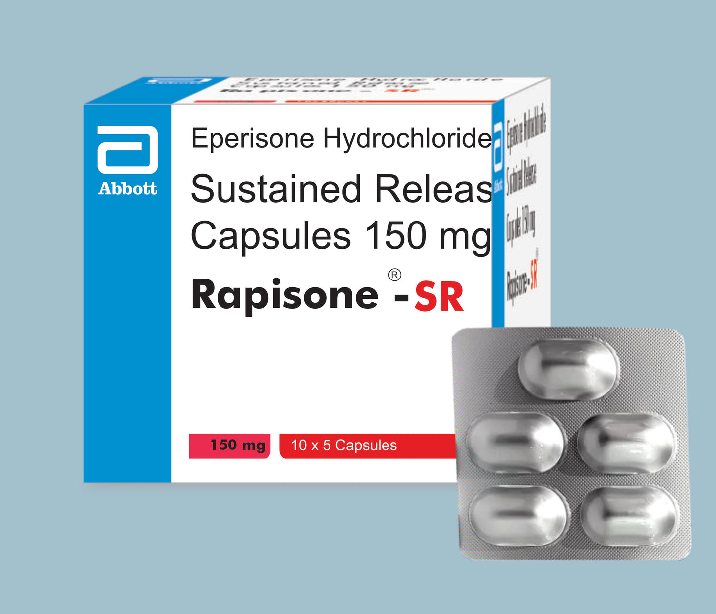 Rapisone - SR Capsules (5 Caps) (Eperisone Hydrochloride 150mg)  by Abbott