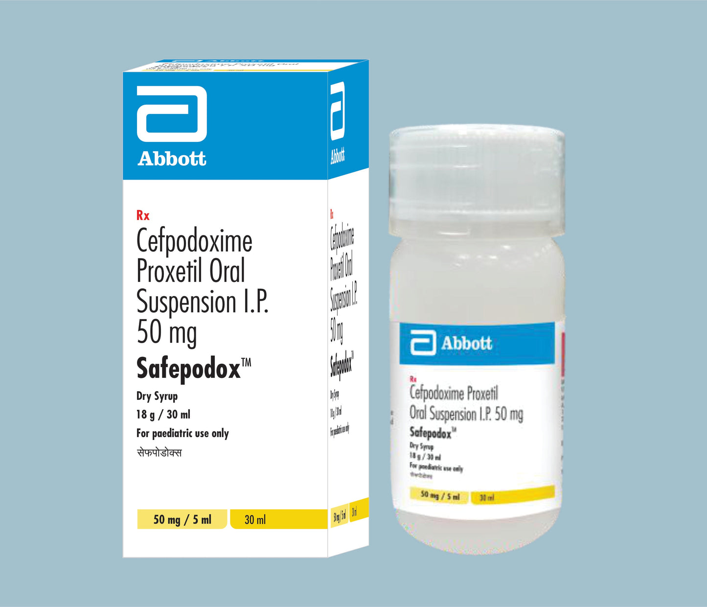 Safepodox Dry Syrup (30 ml) (Cefpodoxime Proxetil 50mg)  by Abbott