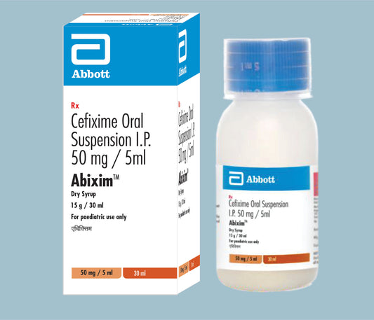 Abixim DS 30ml (30 ml) (Cefixime 50mg)  by Abbott