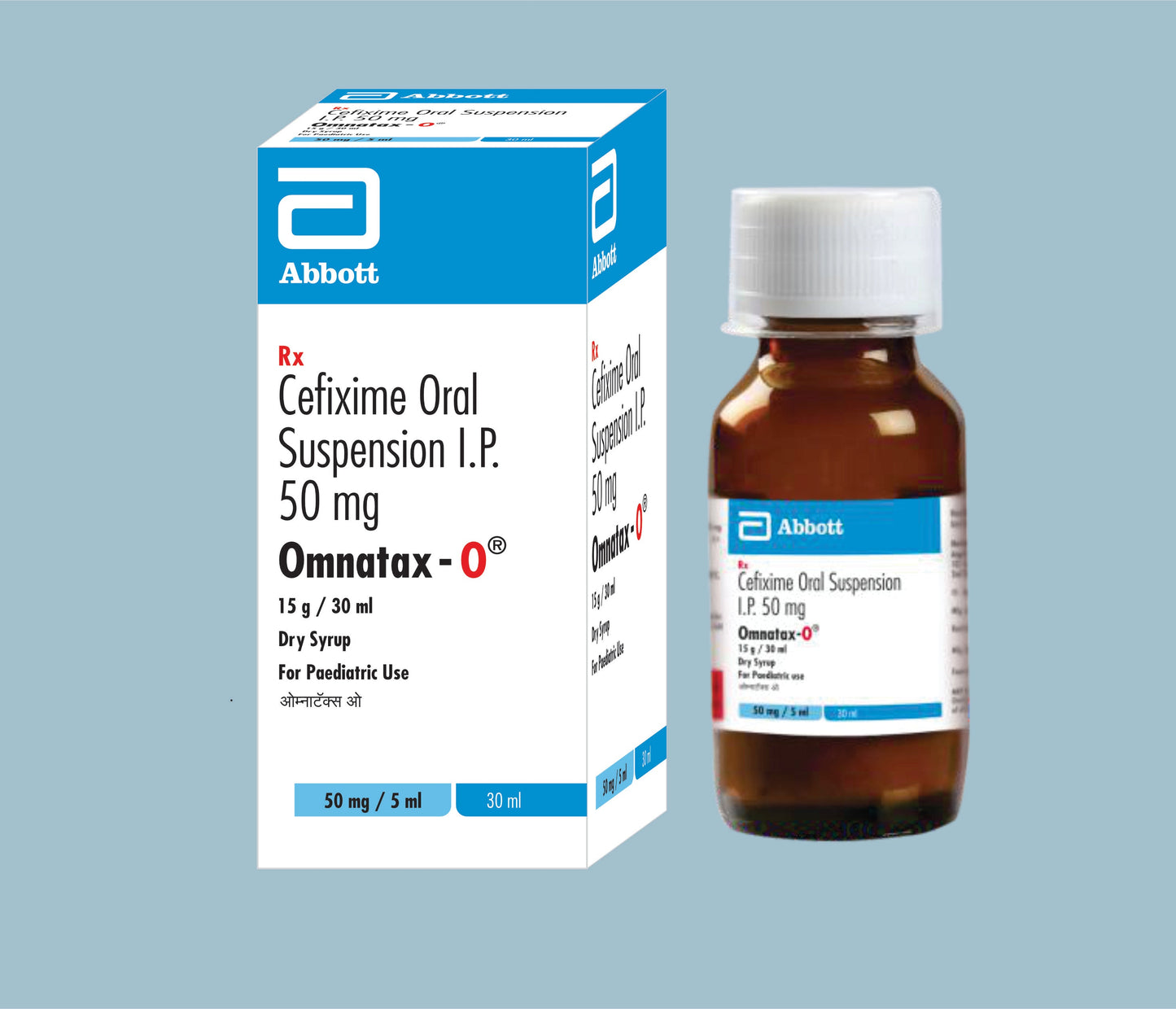 Omnatax O Dry Syrup (30ml) (Cefixime 50mg)  by Abbott