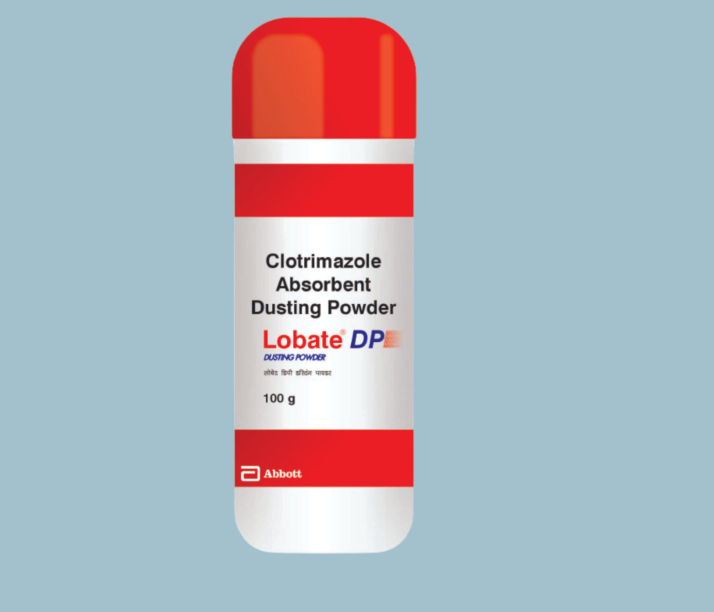 Lobate Dusting Powder 100gm (100 gm) (Clotrimazole 1% w/w)  by Abbott