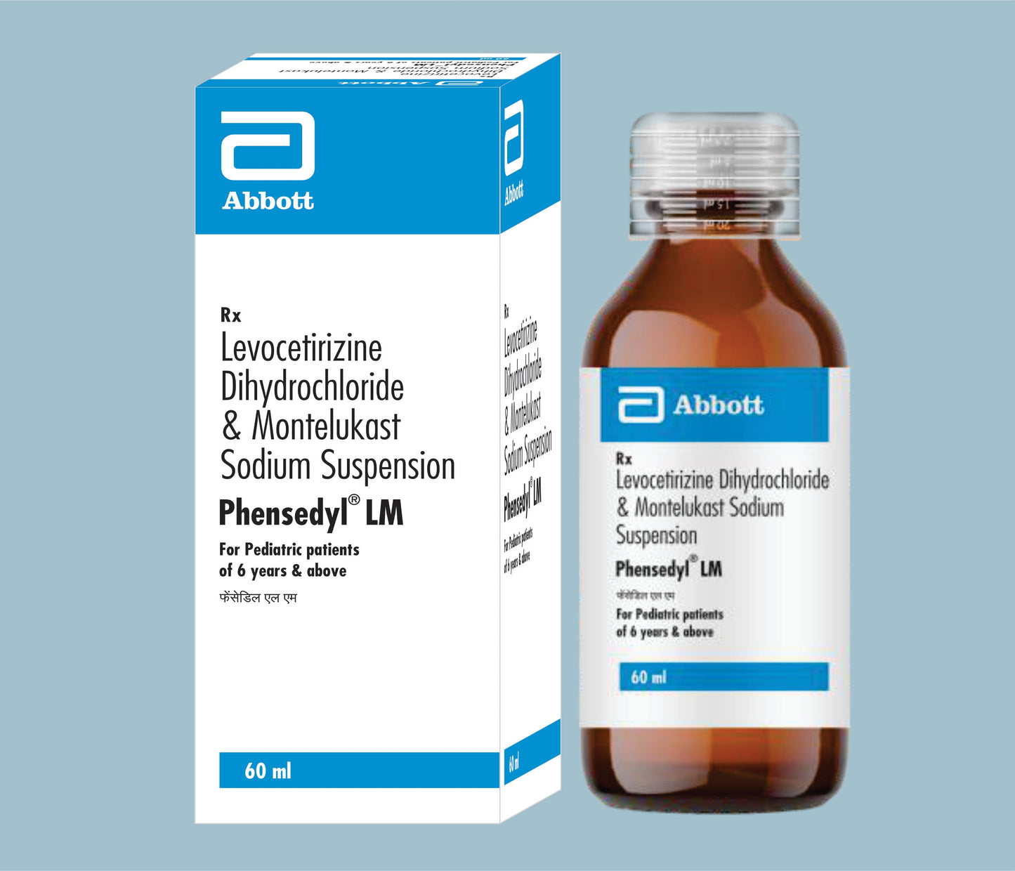 Phensedyl LM Suspension (60ml) (Levocetirizine 2.5mg, Montelukast 4mg)  by Abbott