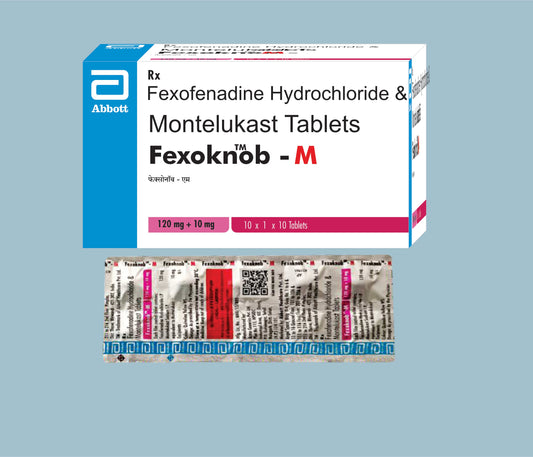 Fexoknob - M Tablet (10 Tablet) (Feksofenadin Hidroklorür 120mg ve Montelukast 10mg) Abbott