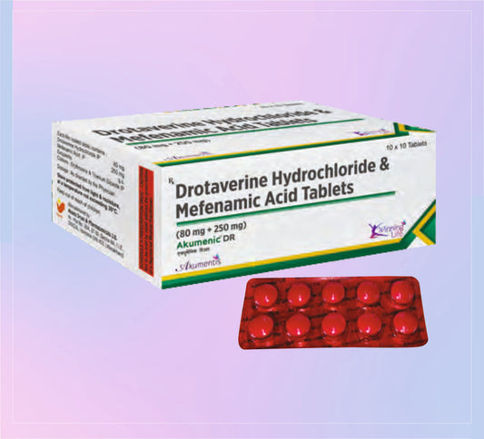 Akumenik-Dr Tablet (Bl) 20X10 20X10 Drotaverin 80 mg + Mefenamik Asit 250 mg Akumentis'ten