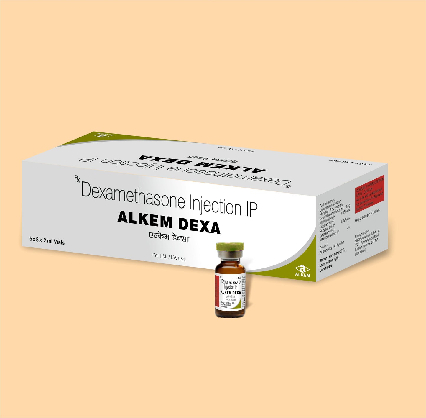 ALKEM DEXA INJECTION (2ML) VIAL (2ml Vial  Dexamethasone 4 mg by Alkem
