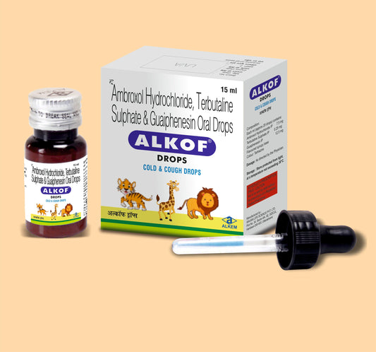 ALKOF DAMLA 15 ML (15 ml Ambroksol 7.5 mg + Terbutalin 0.25 mg + Guaifenesin 12.5 mg - Alkem)
