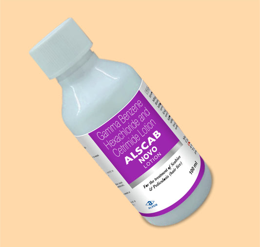 ALSCAB NOVO LOTION (100ml  Gamma Benzene Hexachloride 1% w/v + Cetrimide 0.1% w/v by Alkem