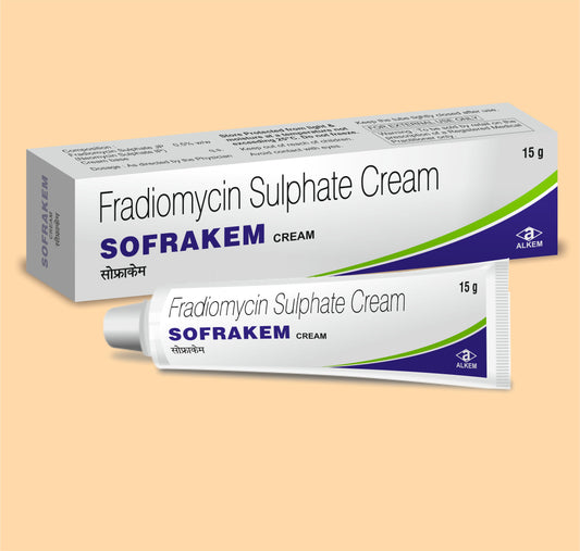 SOFRAKEM (15G) (15 g  Fradiomycin Sulphate 5 mg by Alkem