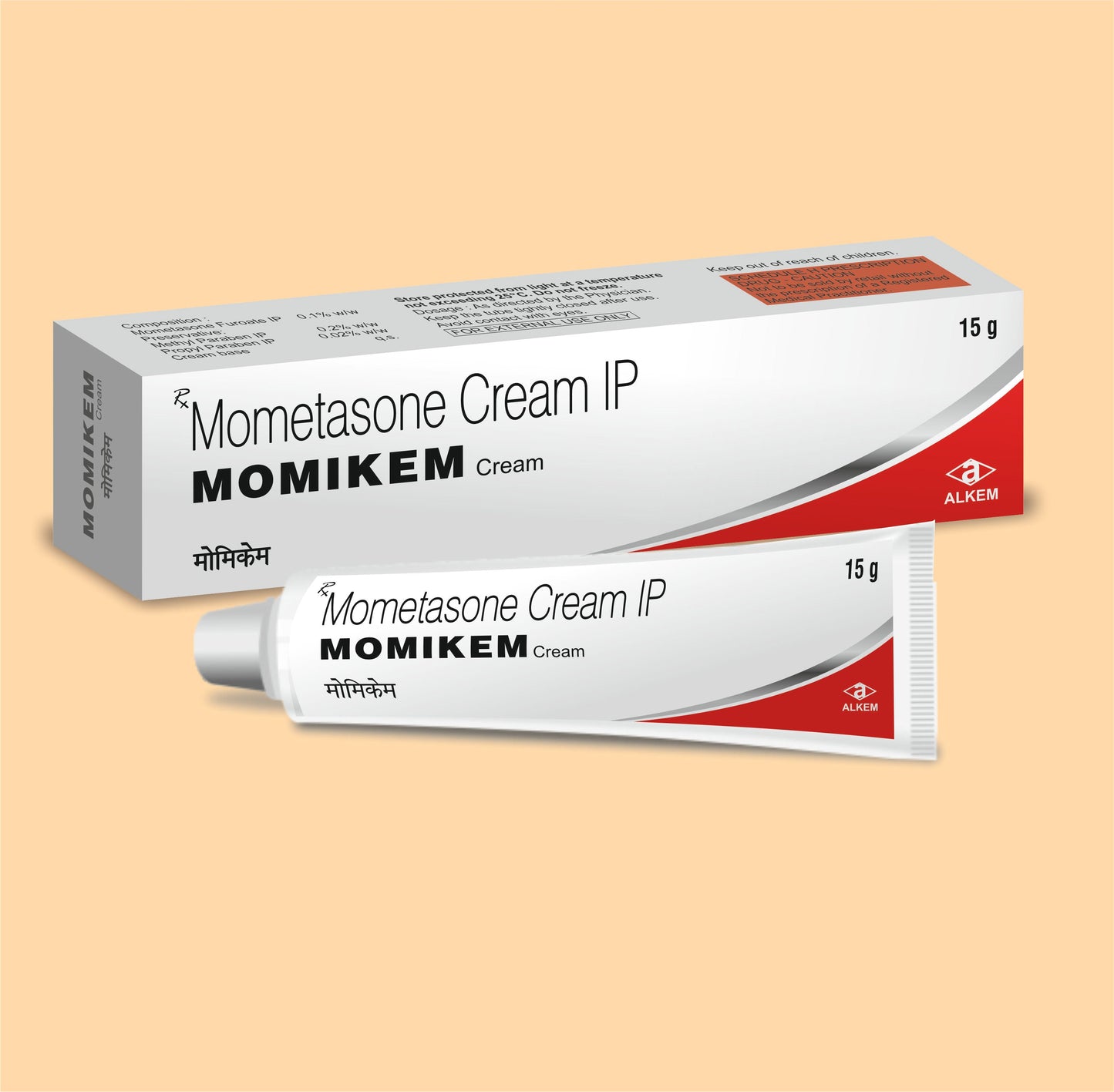 MOMIKEM CREAM (15G) (15 g  Mometasone Furoate 0.1% w/w by Alkem