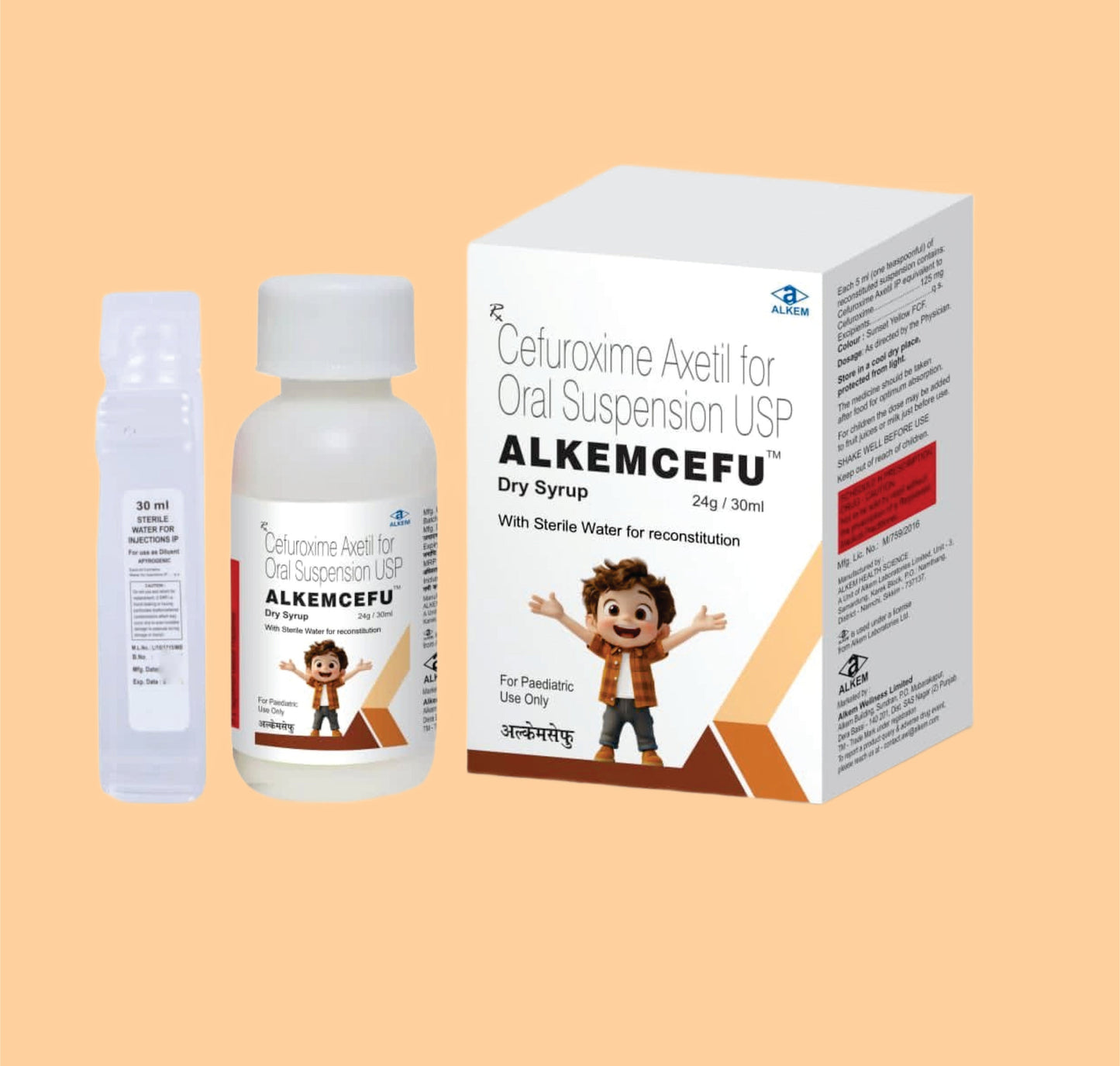 Alkemcefu Dry Syrup (30 ml  Cefuroxime 125 mg by Alkem