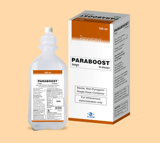 PARABOOST IV INFUSION (100ML) (100ml  Paracetamol 1 g by Alkem