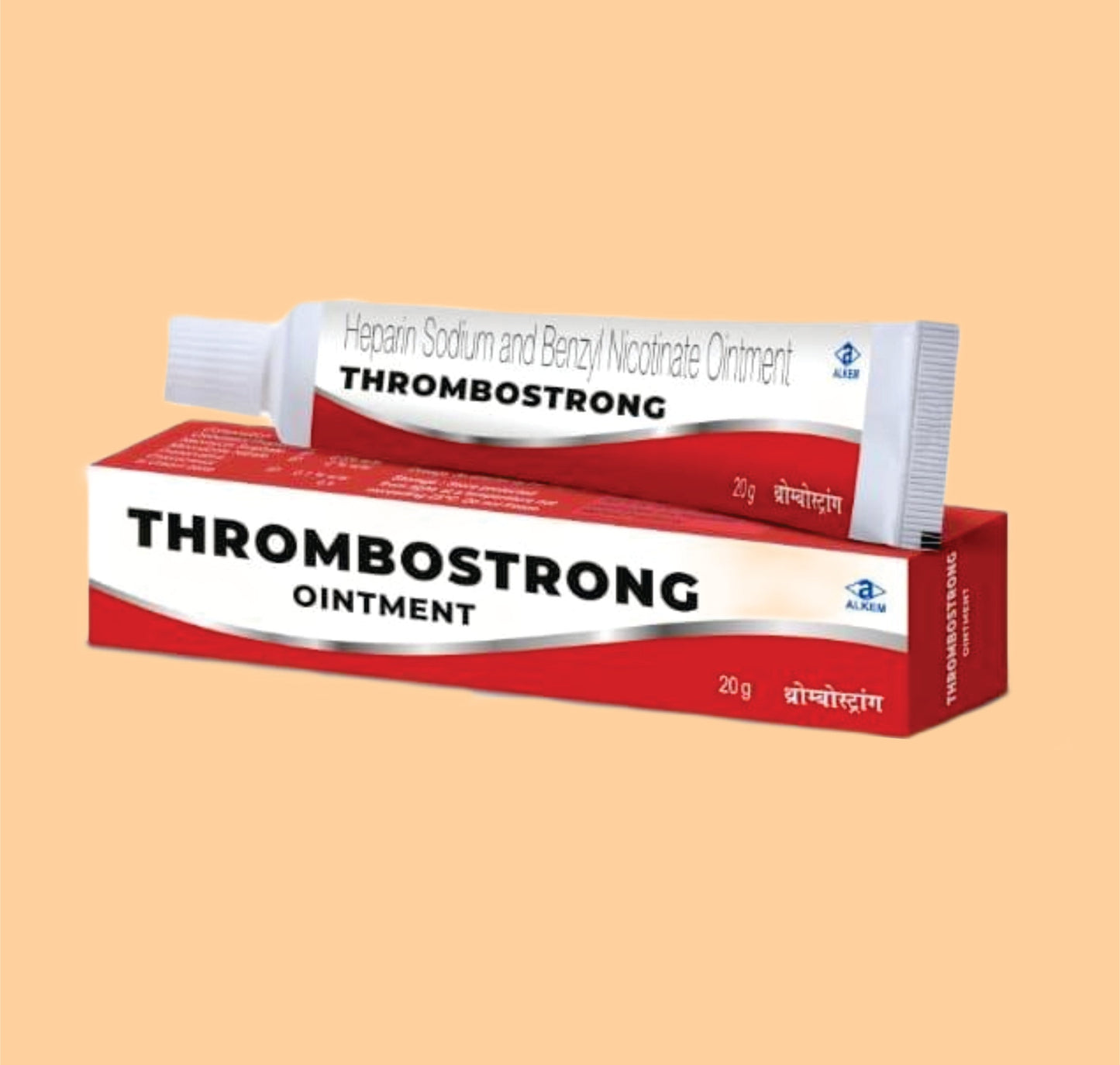 Thrombostrong Ointment (20 gm  Heparin Sodium + Benzyl Nicotinate by Alkem