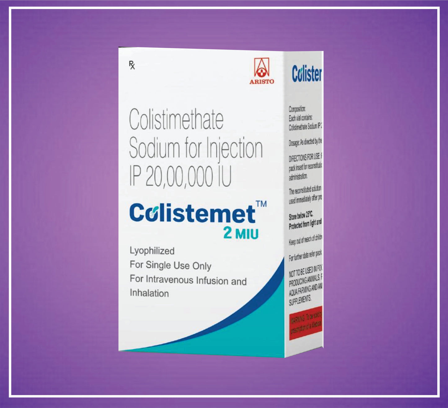 COLISTIMET 2 M IU (İnjeksiyonluk Kolistimetat Sodyum) Aristo tarafından