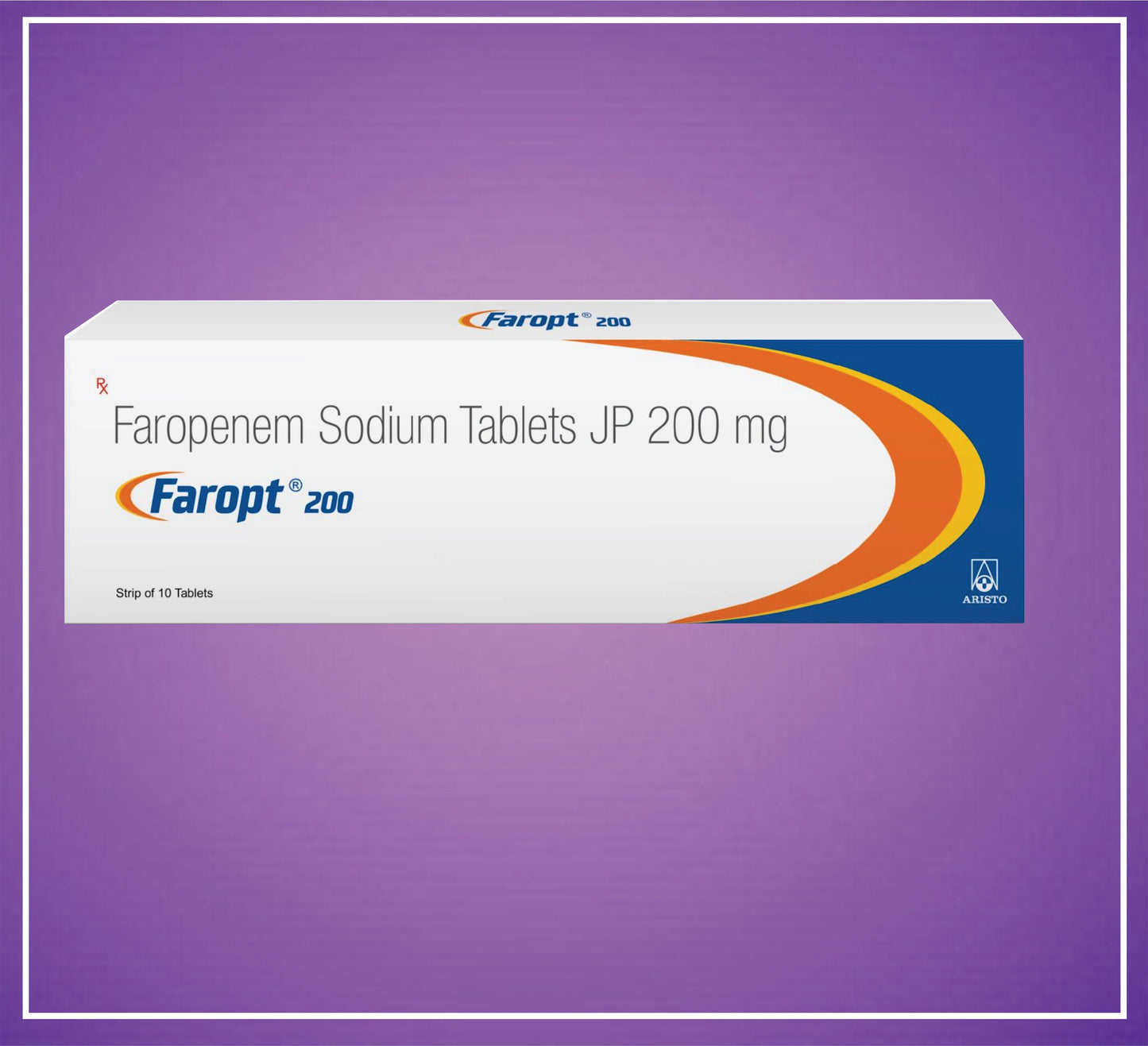 FAROPT 200 mg (Faropenem sodyum 200mg Tablet) Aristo tarafından