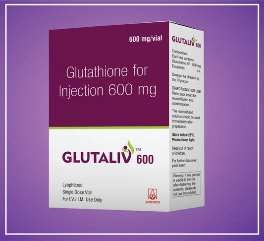 GLUTALIV 600mg (Glutatyon 600 mg enj.) Aristo
