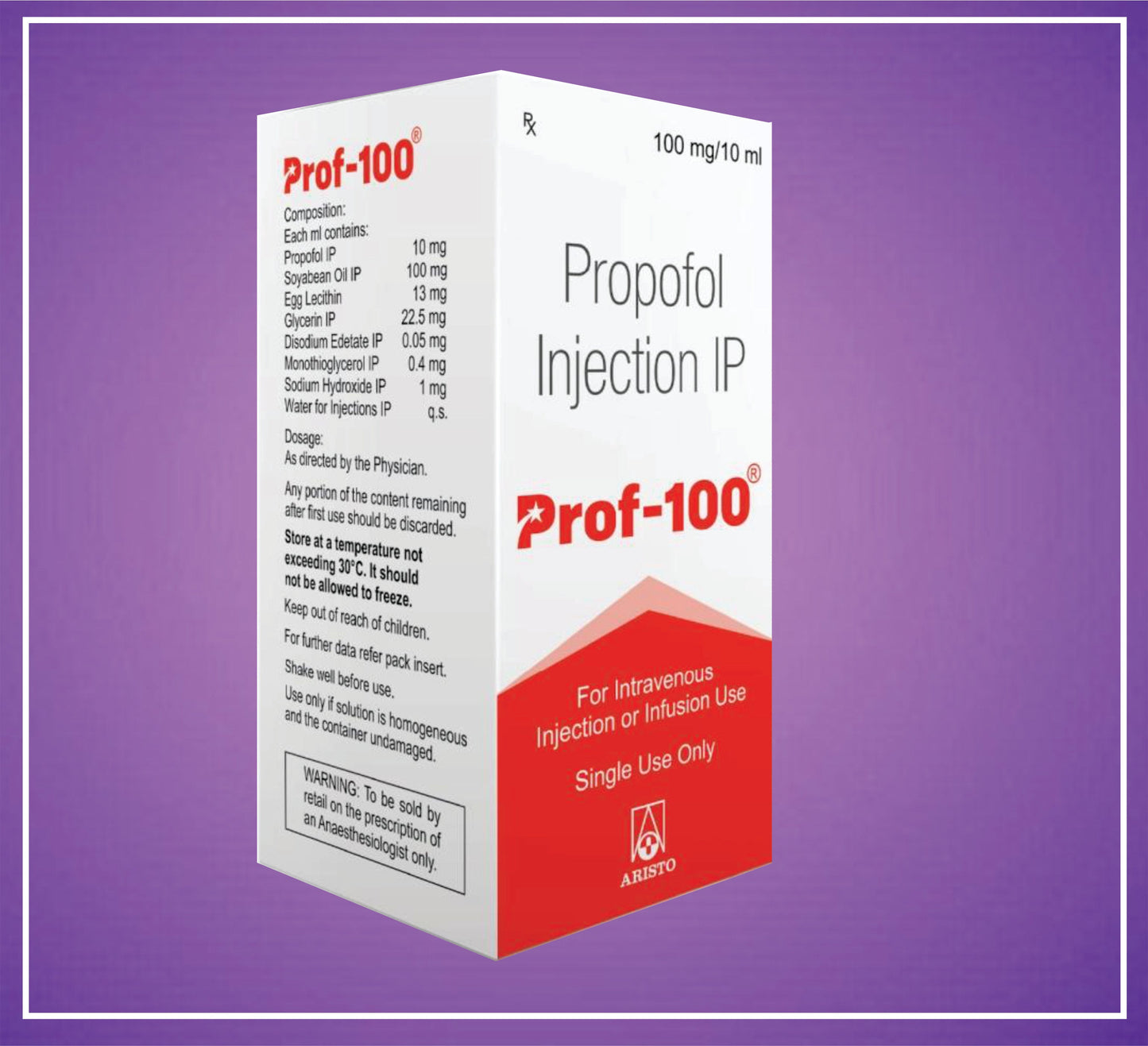 بروف - 100 100 ملغ (حقن بروبوفول) من أريستو