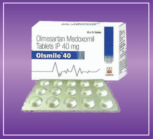 Olsmile 40 Tab (10x15) Olmesartan 40mg by Aristo