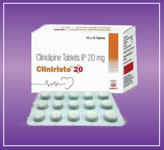 Cilniristo 20 Tab (10x15) Cilnidipine 20mg by Aristo