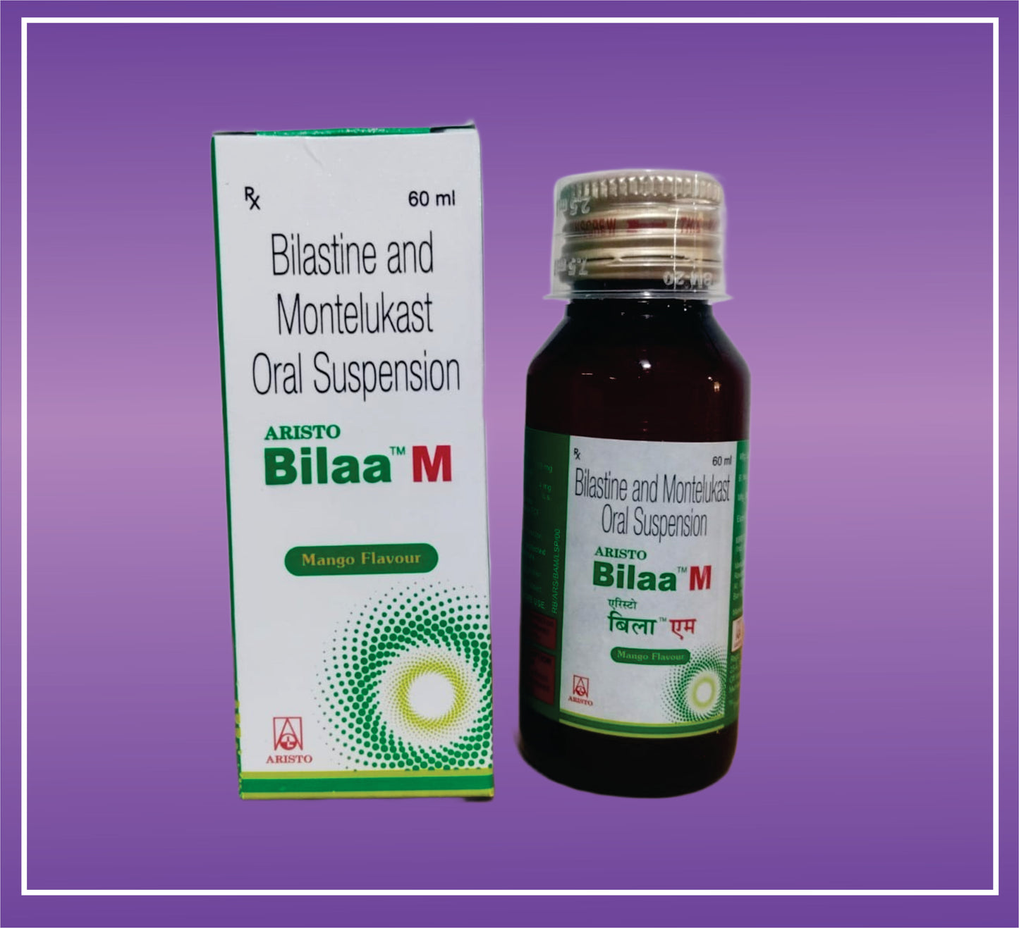 Aristo Bilaa-M Susp (60ml) Bilastine 10mg + Montelukast 4mg by Aristo