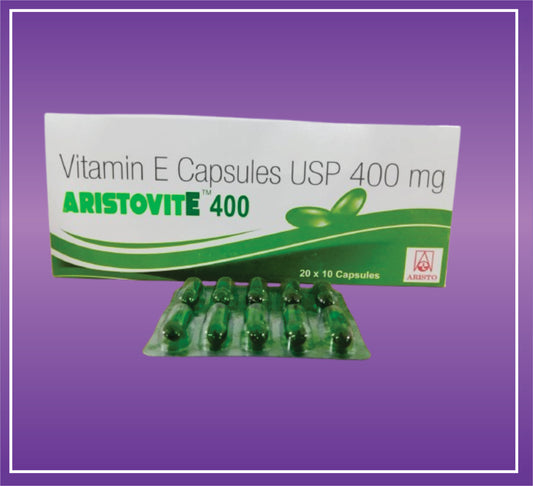 AristovitE 400 Caps (20x10) Vitamin E 400mg by Aristo