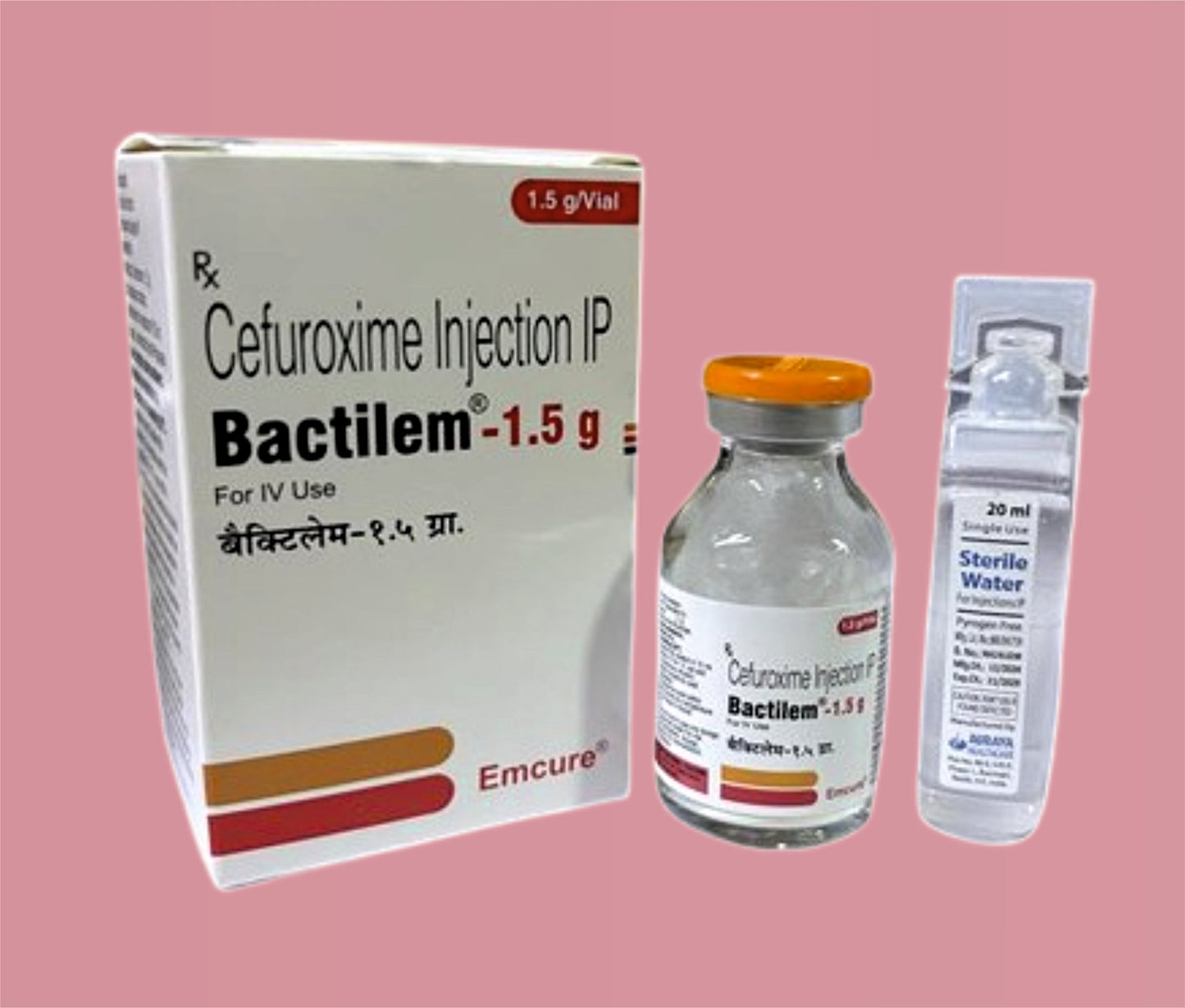 Bactilem 1.5 Gm حقن (سيفوروكسيم 1.5 Gm) من إنتاج Emcure