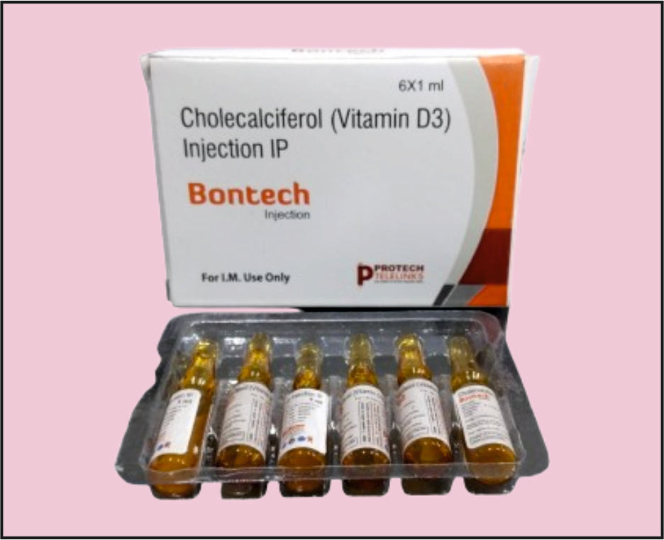 BONTEC AMP (فيتامين د3 (60000 وحدة دولية)) من Protech