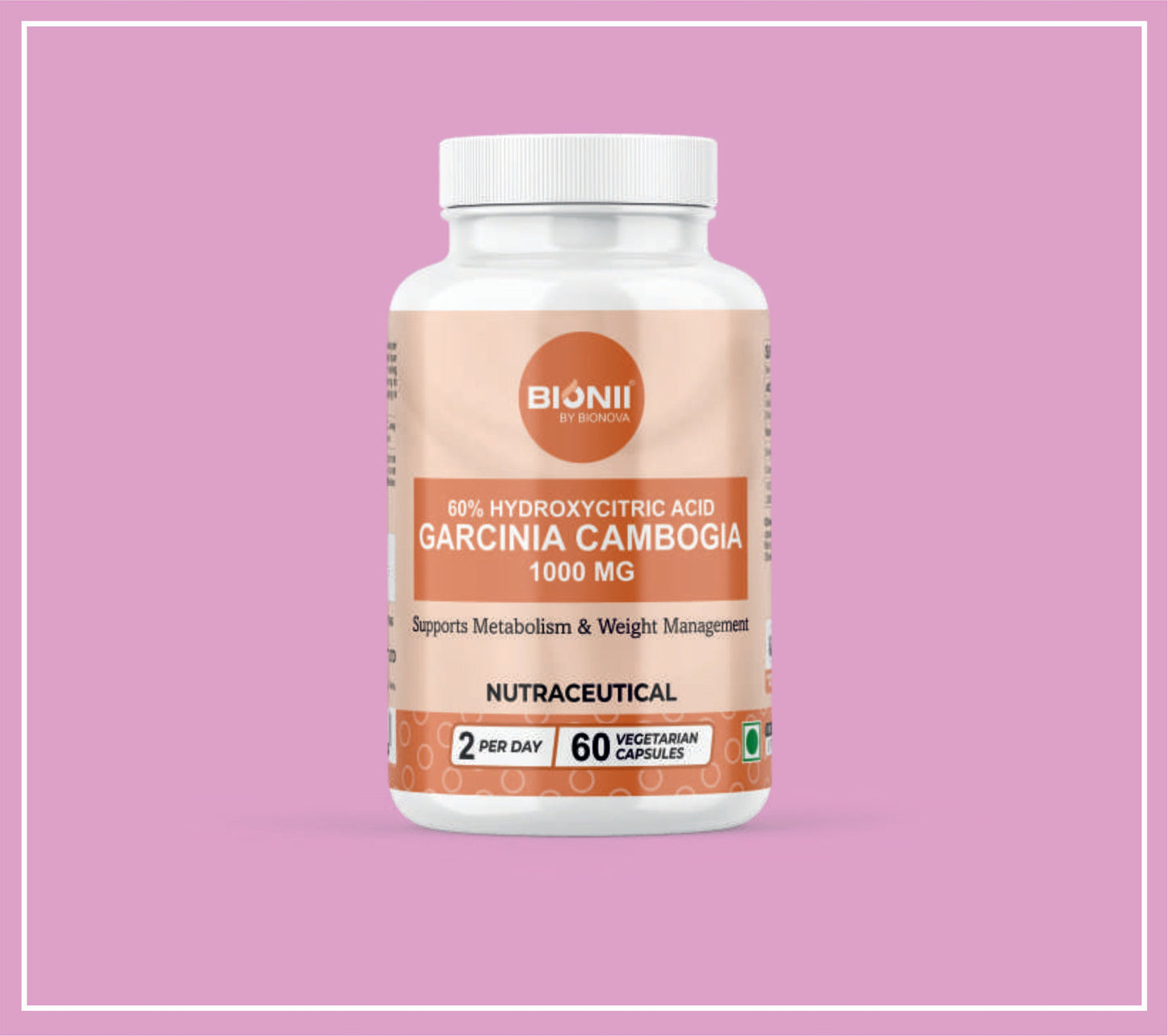 GARCINIA CAMBOGIA KAPSÜL 60'lı (Garcinia Cambogia-1000 mg) Bionova