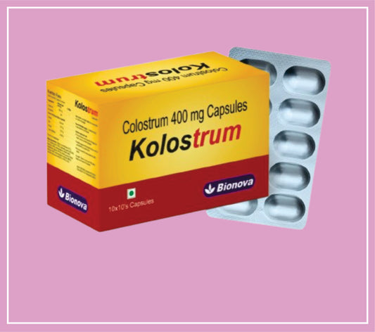 KOLOSTRUM CAPS 10X10's (Colostrum-400mg) by Bionova