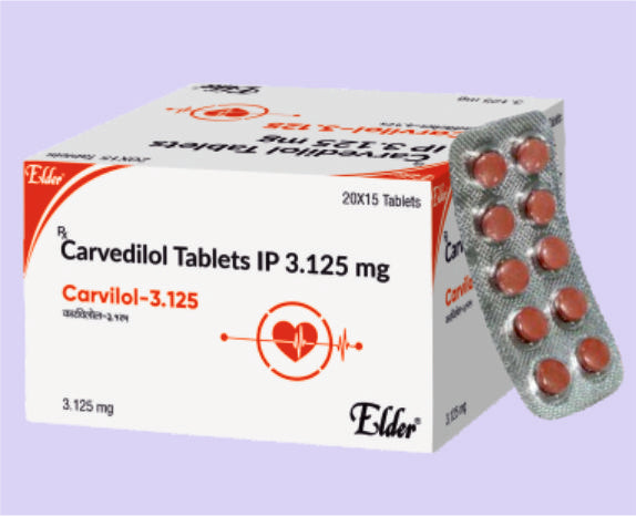 CARVILOL 3.125 TABLET 15'LİK (Karvedilol 3.125 MG) Elder tarafından